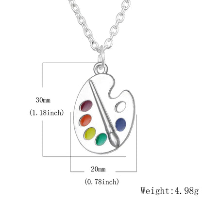 Paint Palette Necklace